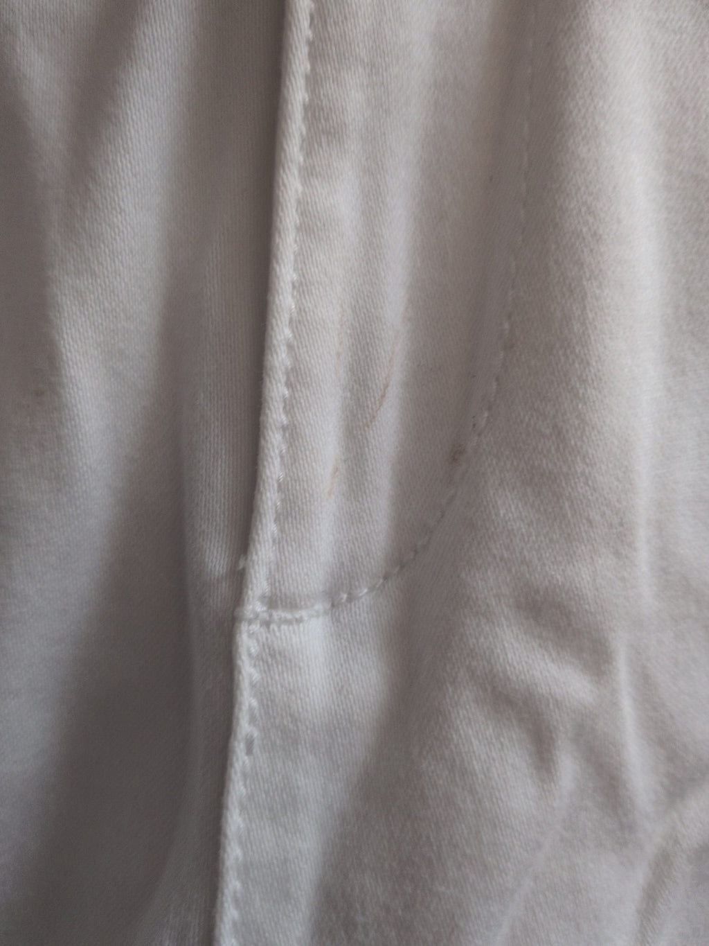 Marks And Spencer 16R Straight Denim Jeans White(Small Mark On Crutch, Looks Li