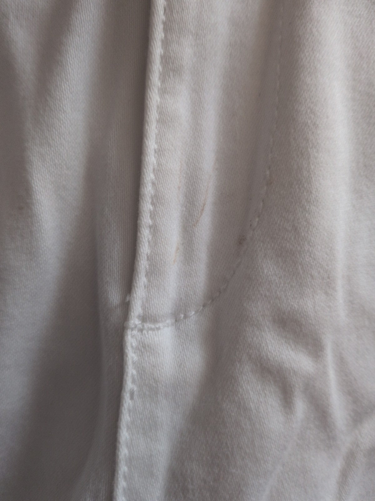 Marks And Spencer 16R Straight Denim Jeans White(Small Mark On Crutch, Looks Li