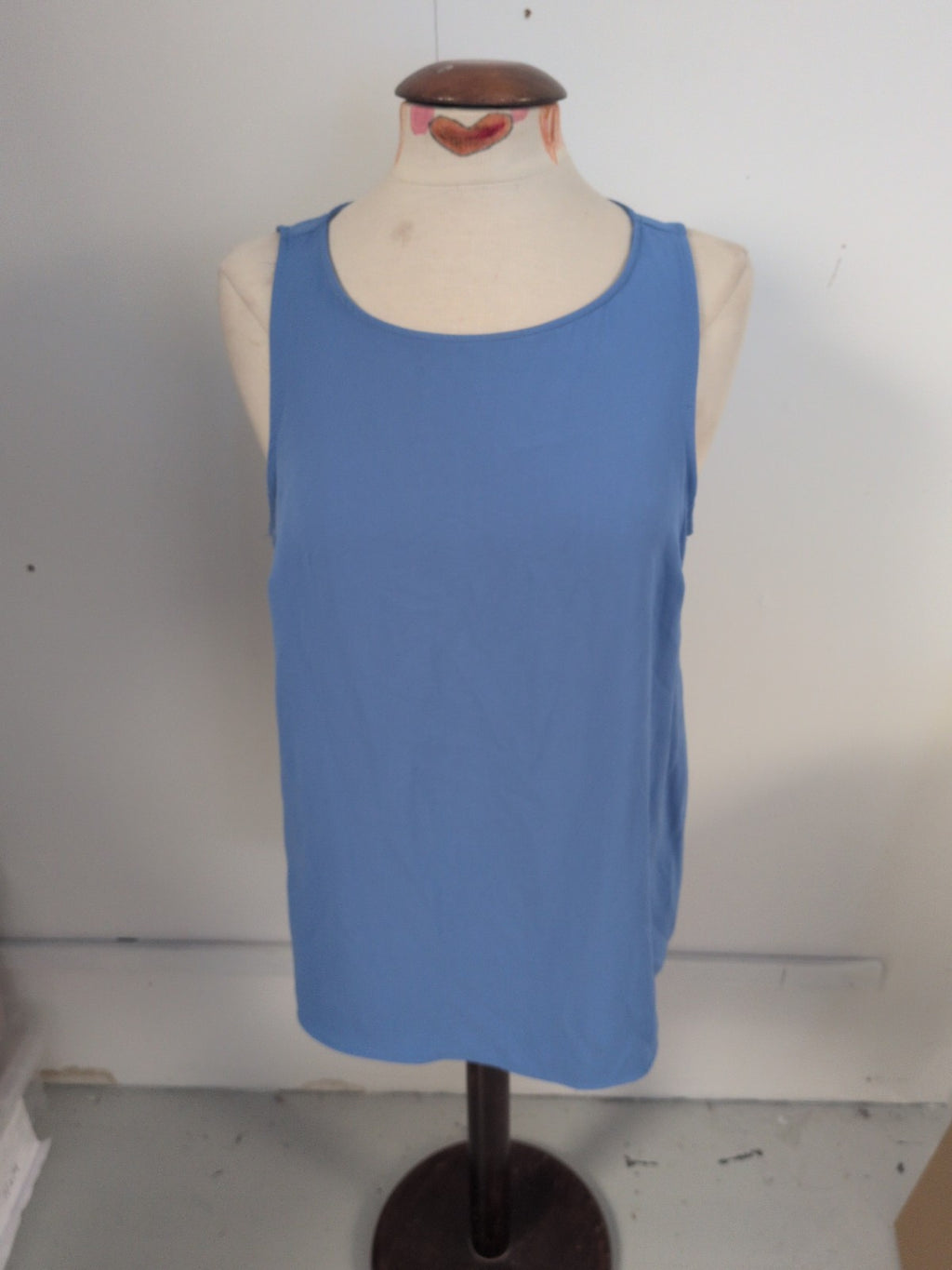 Primark 16 Blue Sleeveless Blouse