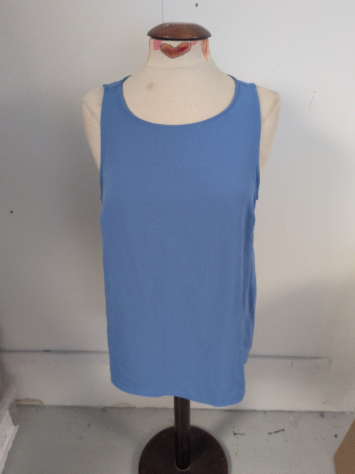 Primark 16 Blue Sleeveless Blouse