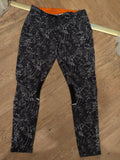 Ladies Crivit Size Medium Black And Grey Leggings