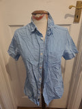 Mens Burton London Blue Short Sleeve Shirt