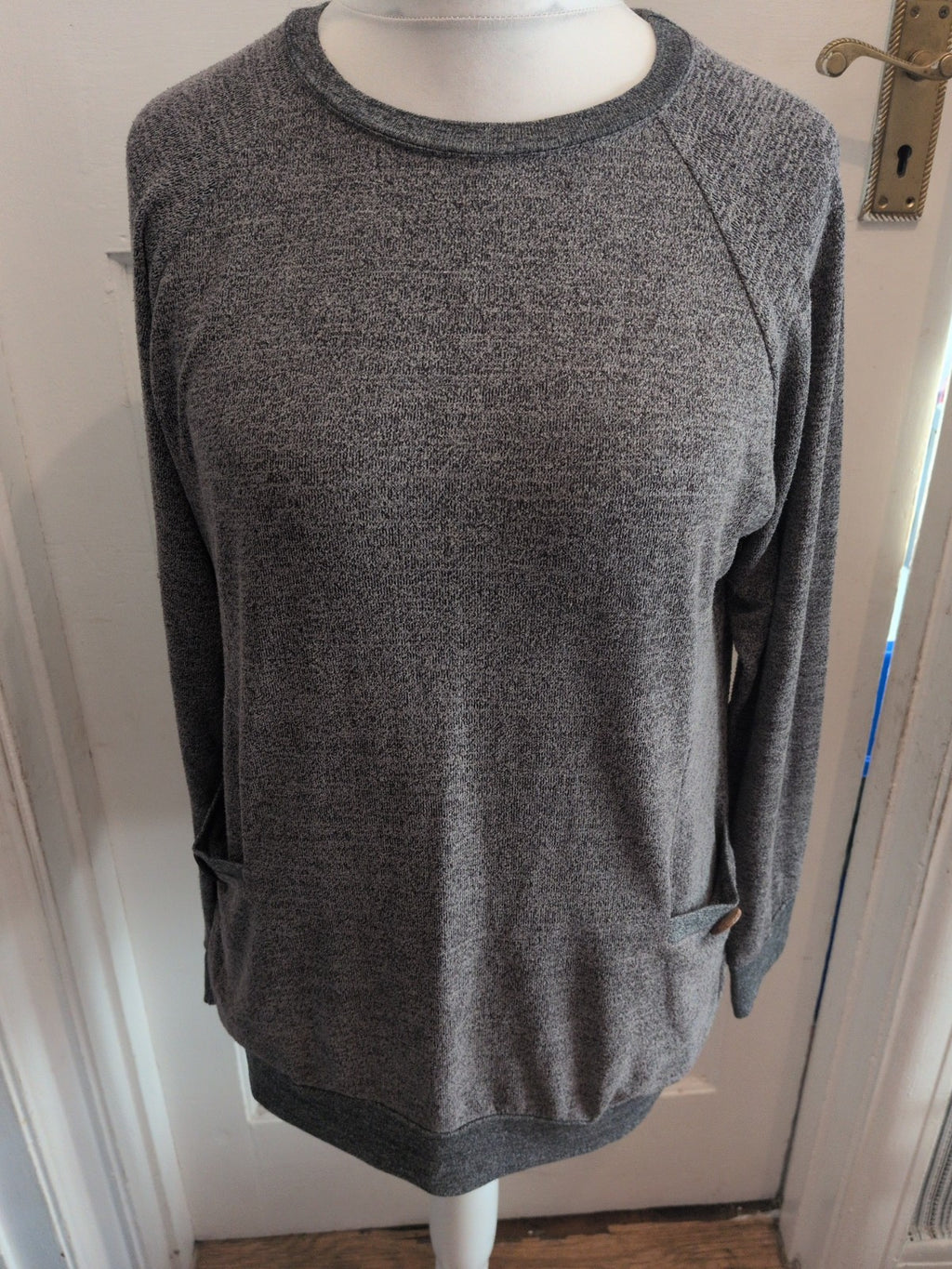 Ladies Famulily Size Medium Grey Fleck Pullover Jumper