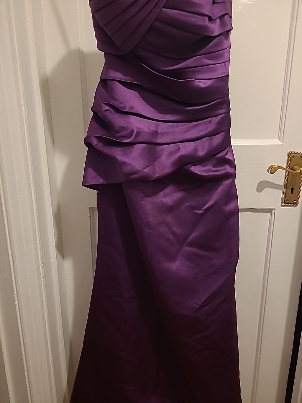 Ladies Size 8 Purple Bridemaid Dress
