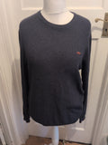 Easy Medium Navy With Orange Palm Tree Pullover Jumper