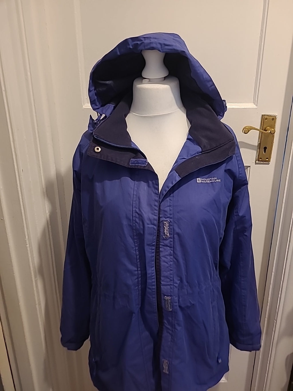 Ladies Mountain Warehouse Size 14 Purple Mesh Lined Coat