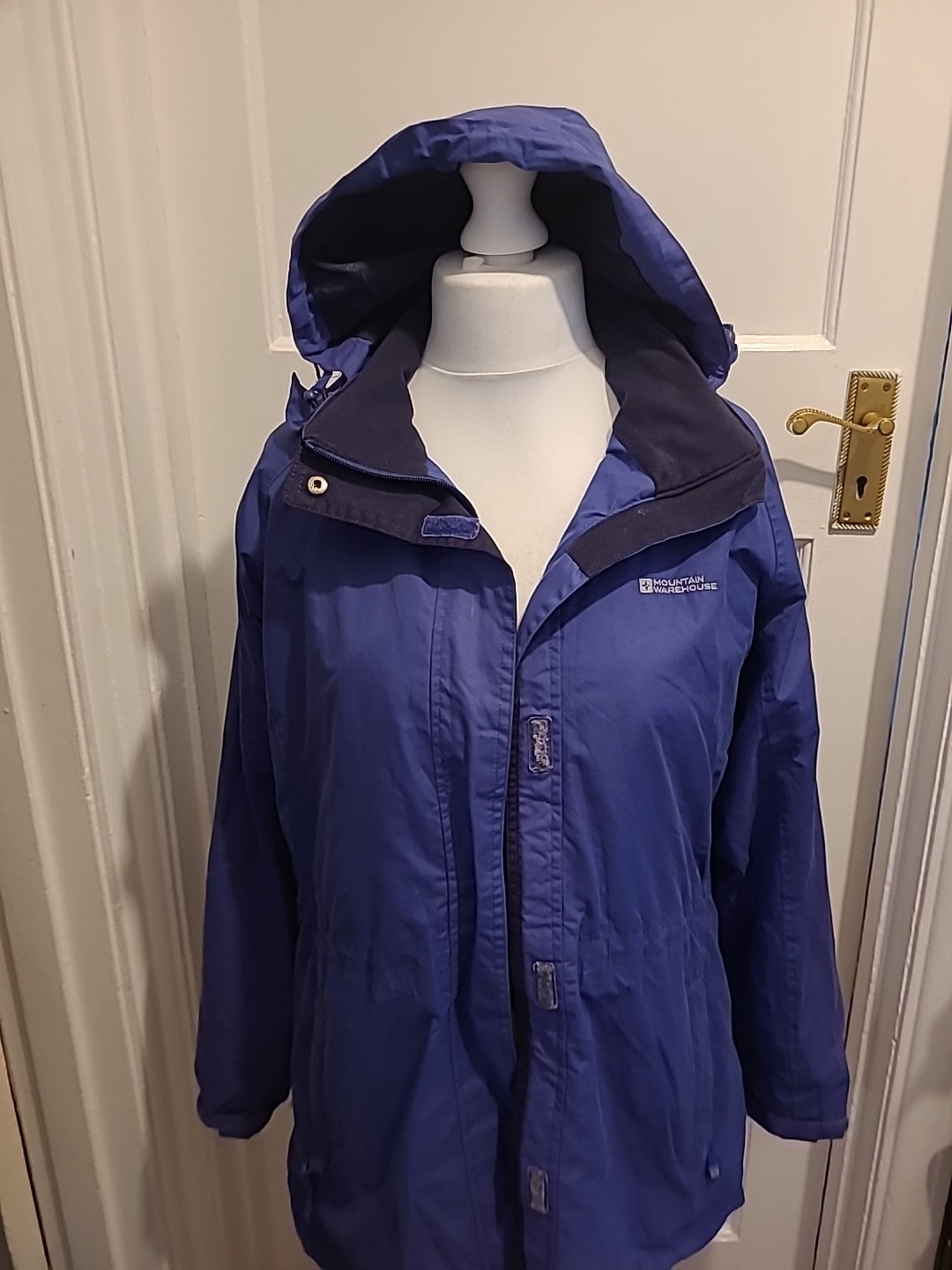 Ladies Mountain Warehouse Size 14 Purple Mesh Lined Coat