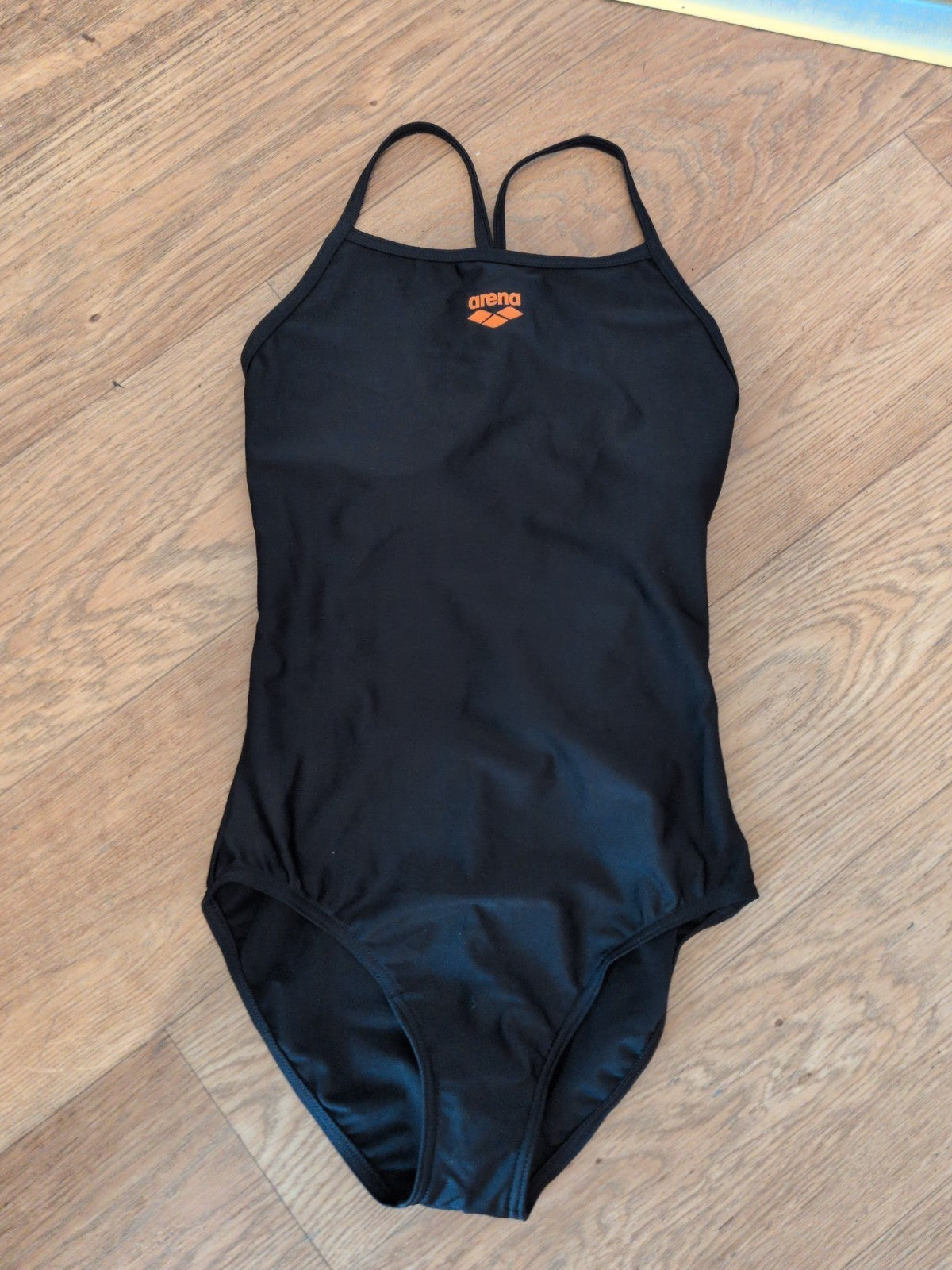 Brand New Girls Arena Size 28 Approx 12-13 Years Black Swimsuit