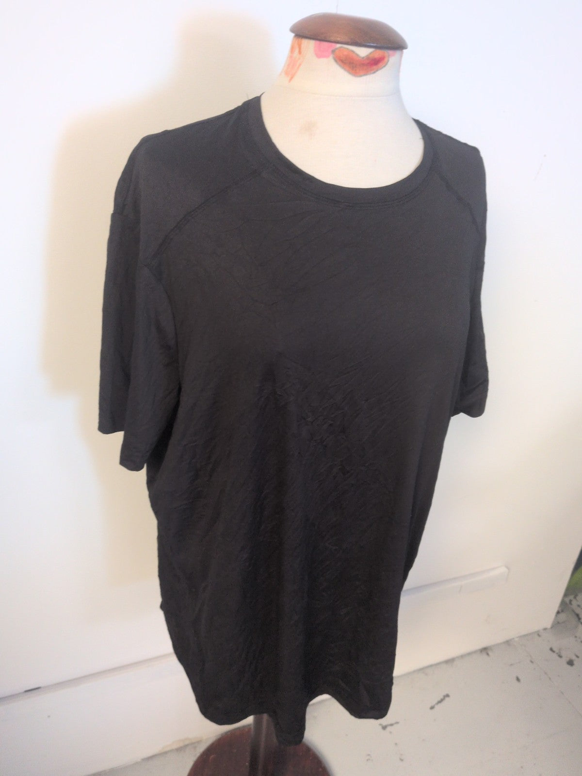 Ladies Tu Active Size Large Black Short Sleeve T-shirt