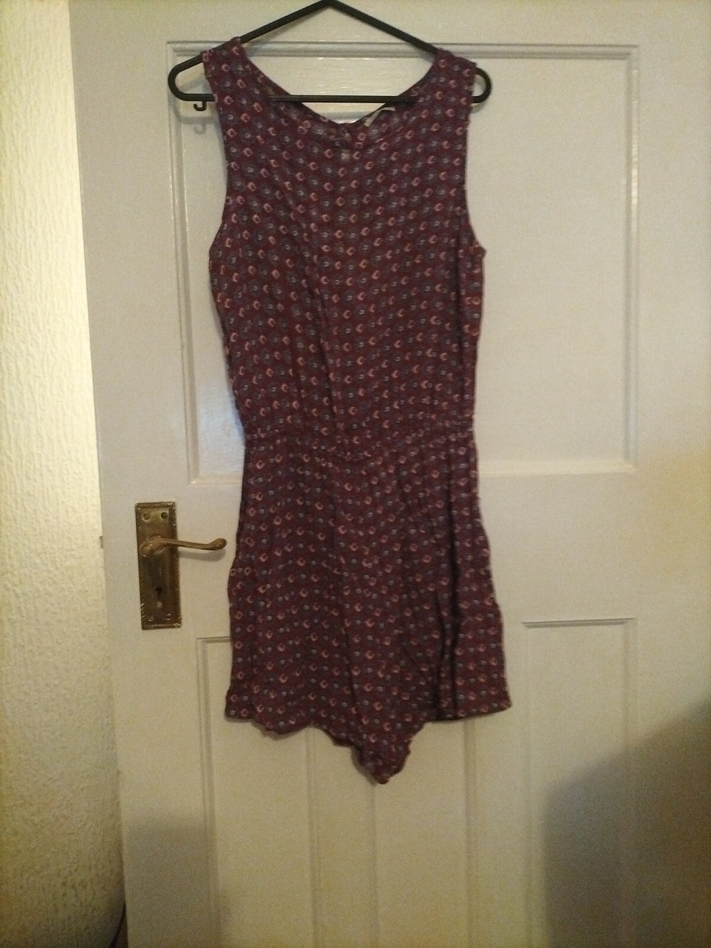 Ladies Soulcal&Co Size Small Burgundy Playsuit