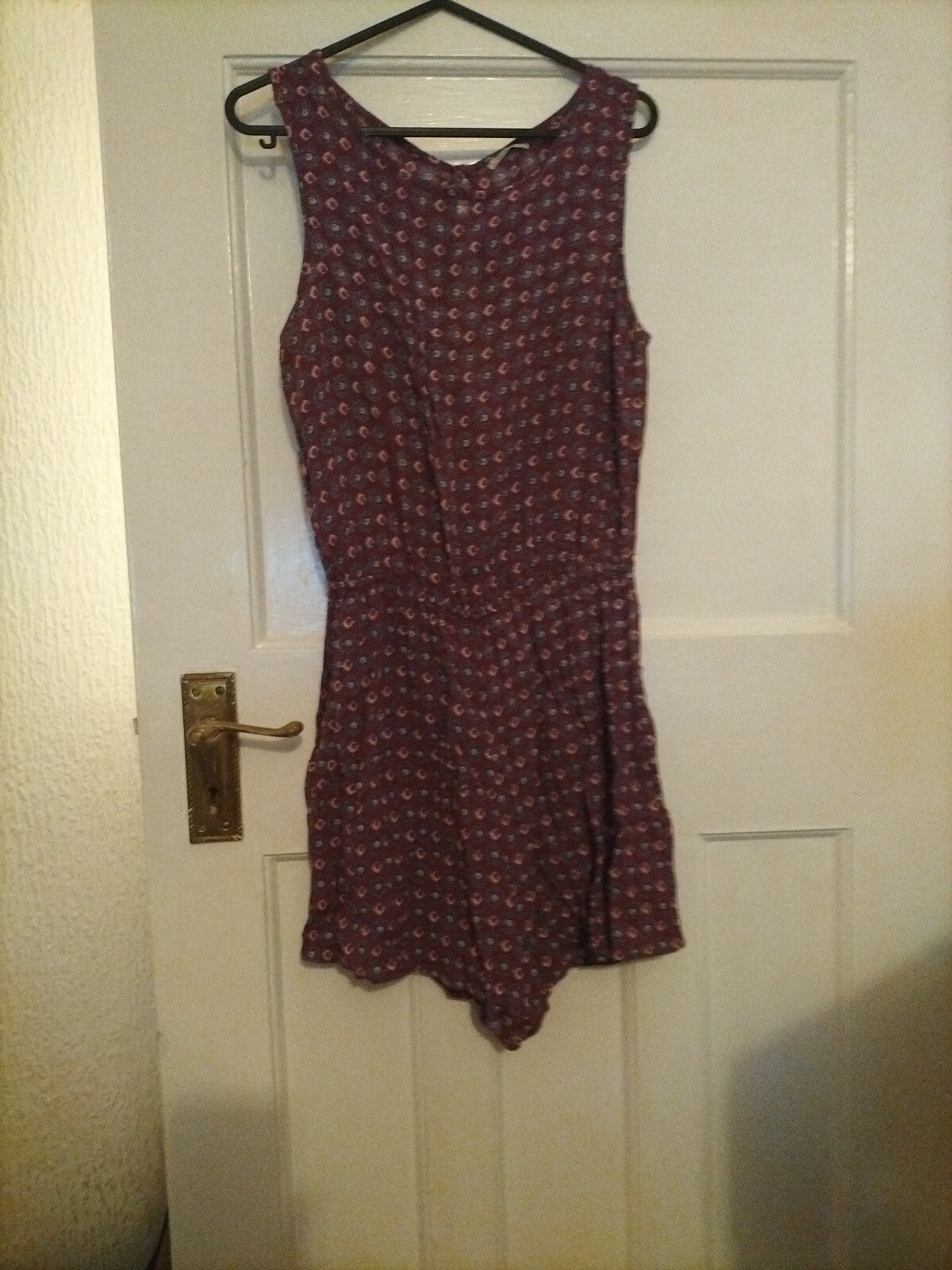 Ladies Soulcal&Co Size Small Burgundy Playsuit