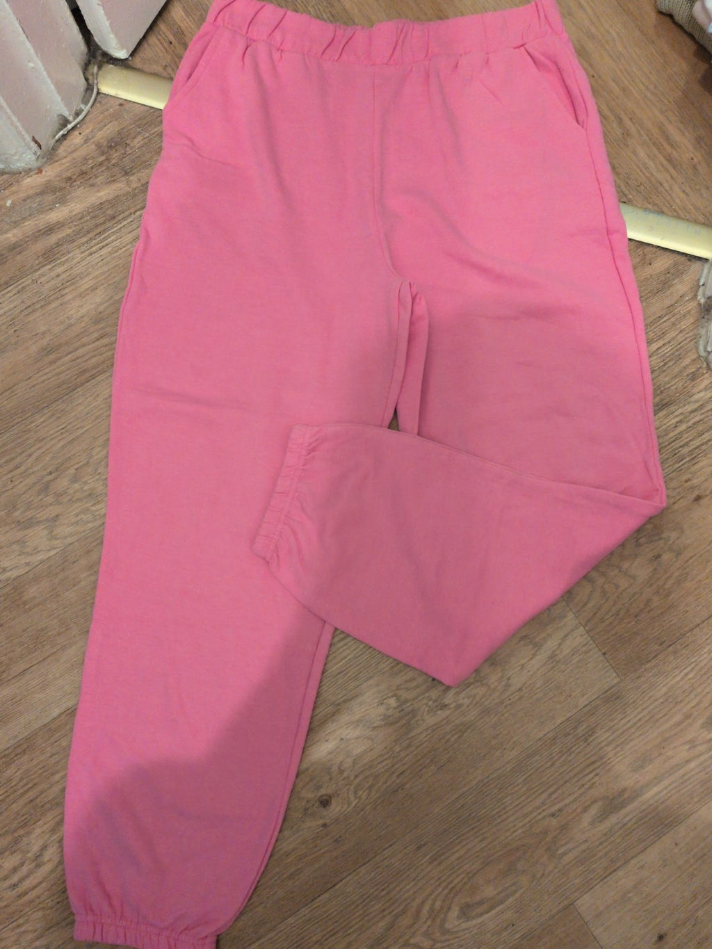 XL Pink Elasticated Joggers