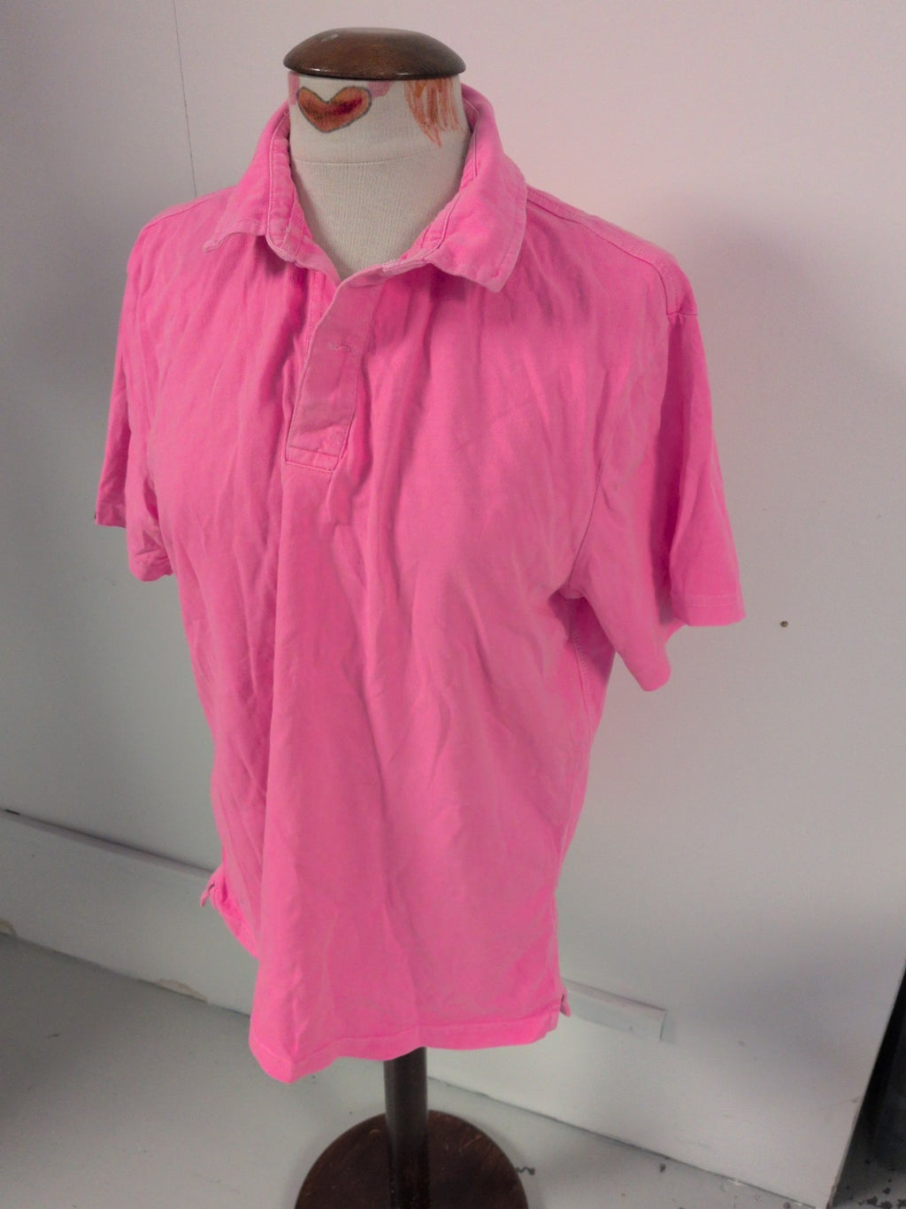 Superdry XL Pink Short Sleeve Polo