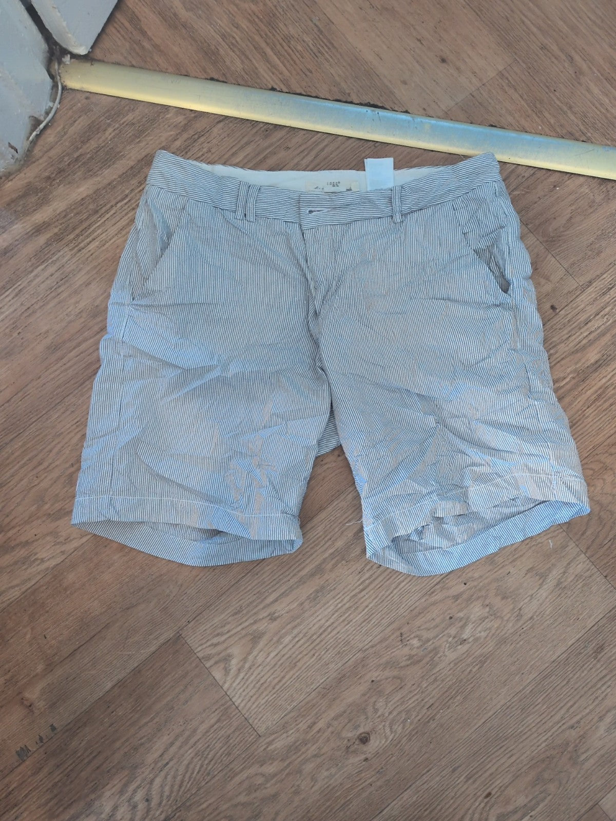 Logg 14 Navy And White Stripe Shorts