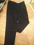 Mens Bhs Size 38/33 Black Smart Trousers