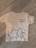 George 2-3 Years Peach Print Short Sleeve T-shirt