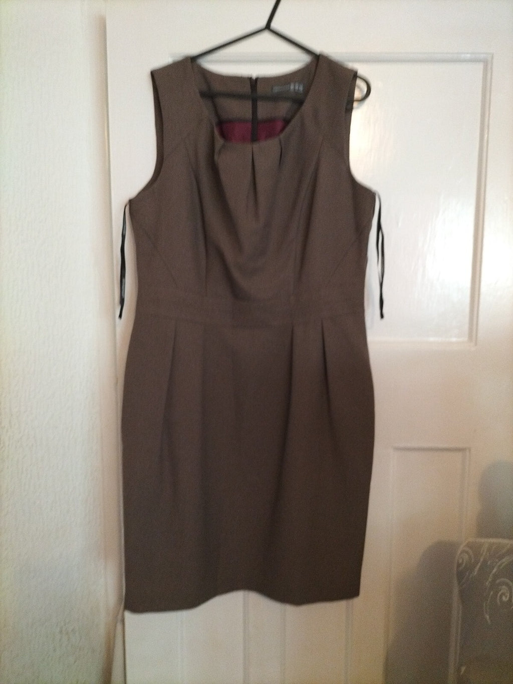 Ladies Primark Size 16 Grey Sleeveless Dress