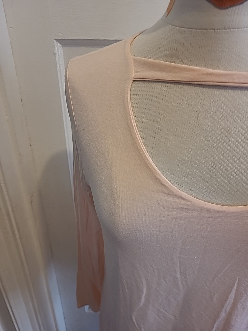 Ladies B.You Size 12/14 Pink Long Sleeved Tshirt