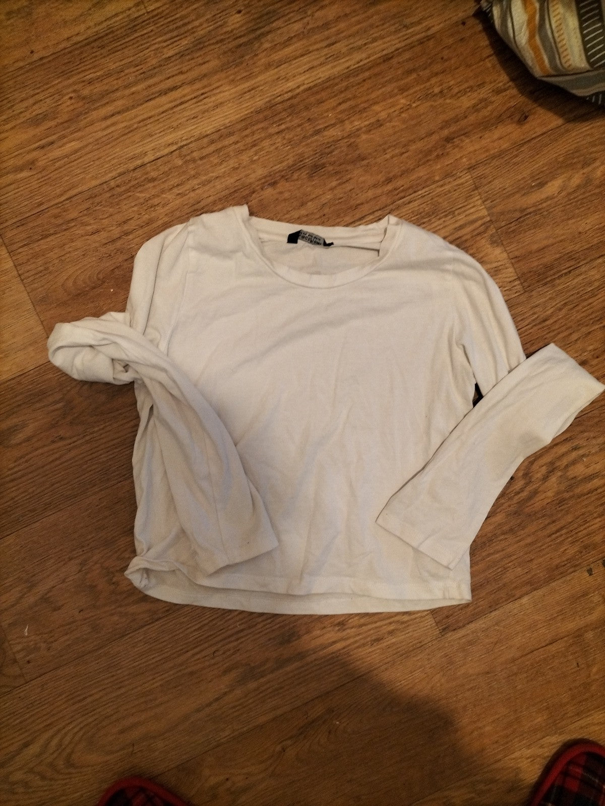 Girls Select Age 13-14 Years White Long Sleeved Tshirt