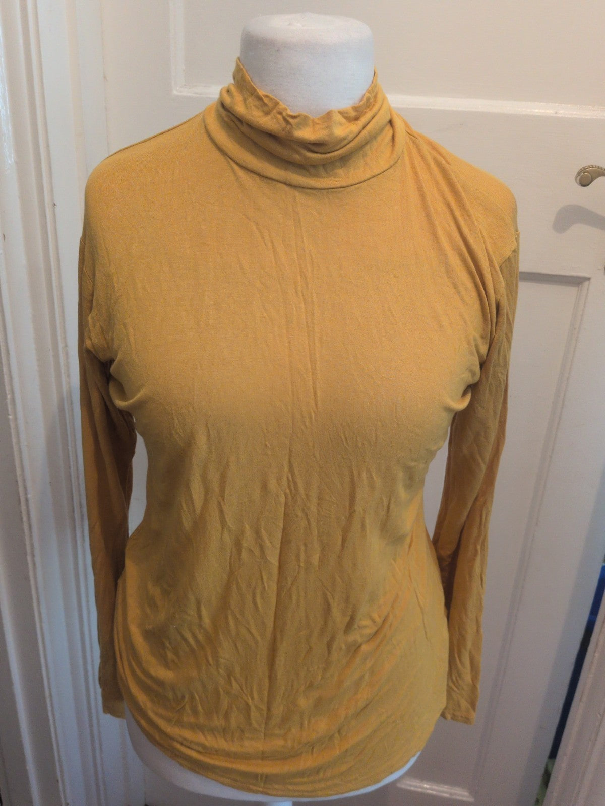 20/22 Mustard Long Sleeve T-shirt High Neck