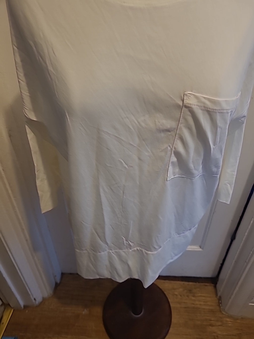 Ladies Esmara Size 8-10 Cream Mid Sleeved Blouse