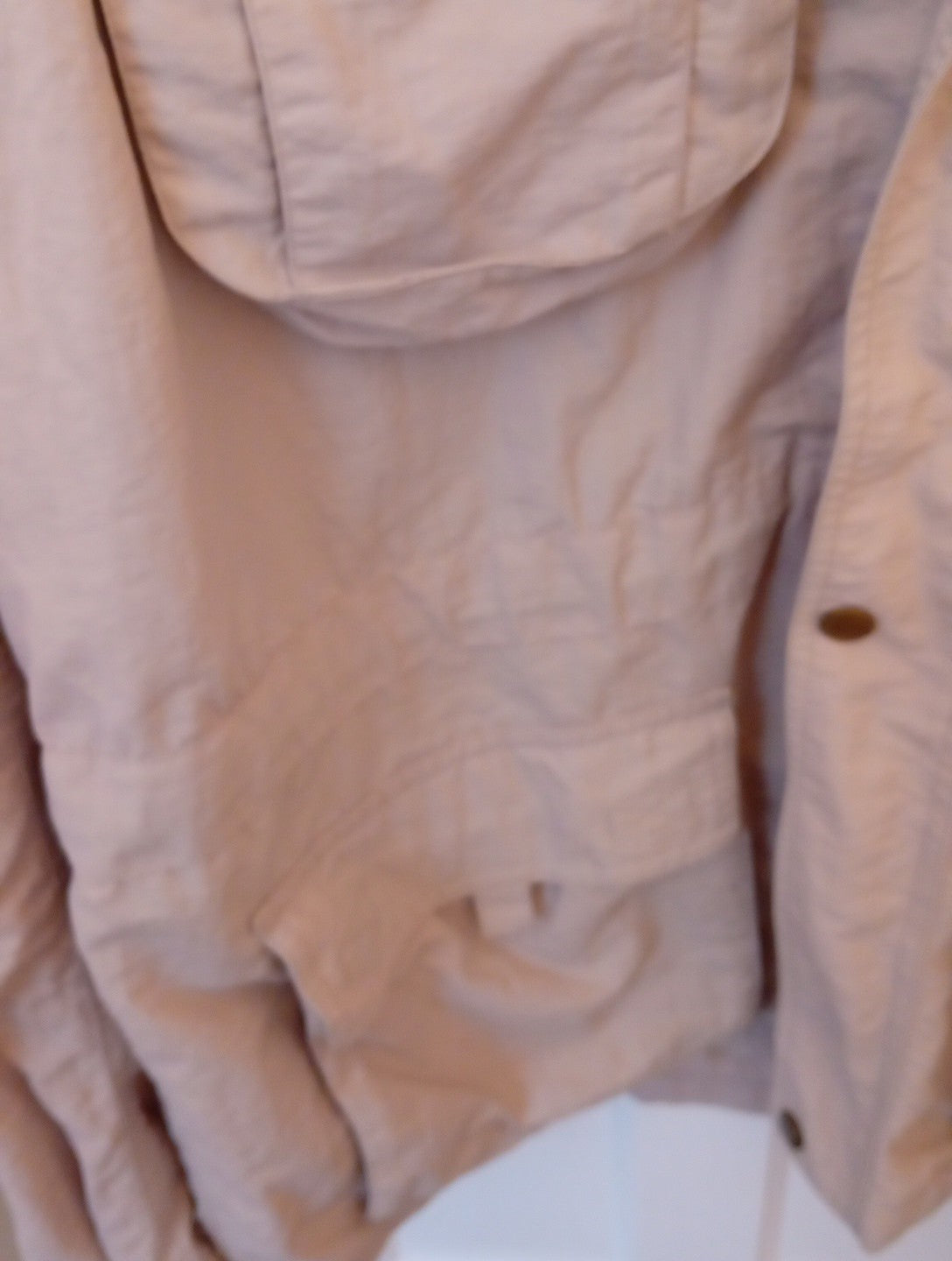 Mens Jacket Size XL K-WAY Beige