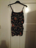 Ladies Lucca Couture Size Small Floral Playsuit