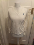 Mens Ralph Lauren Sport Size Large White Tshirt