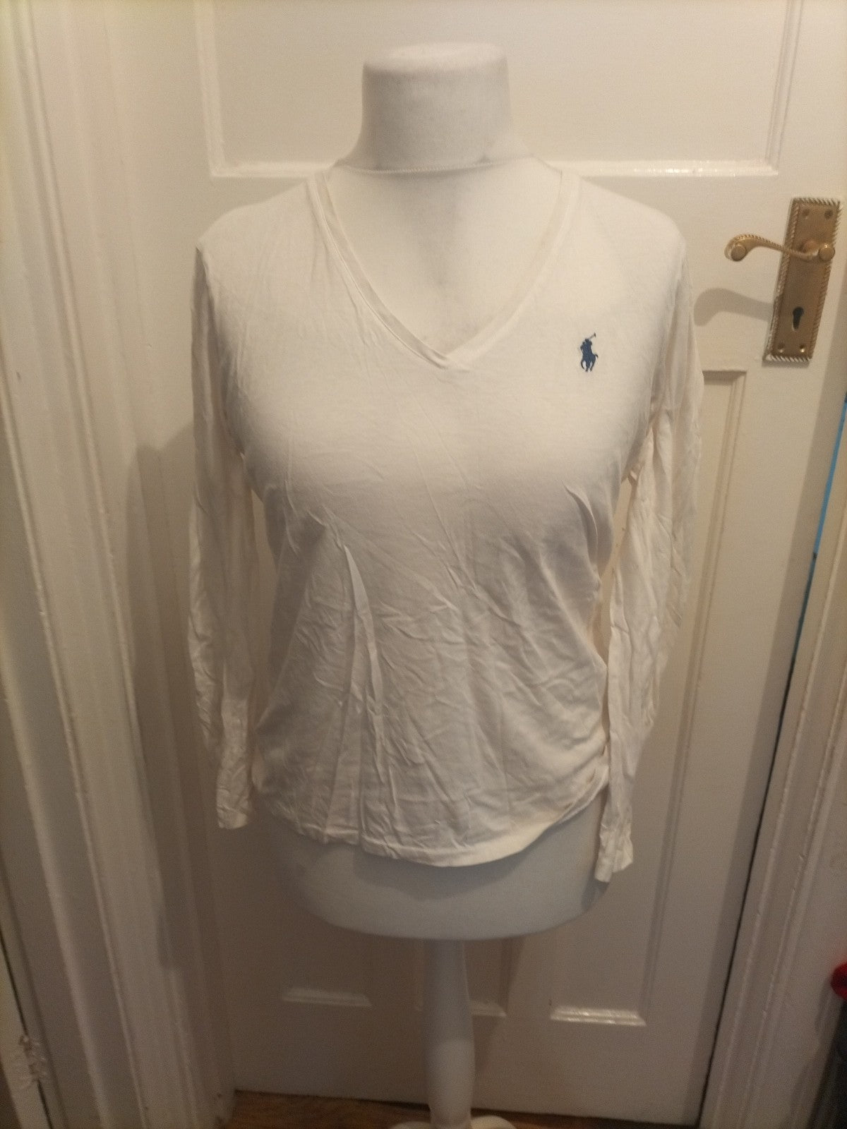 Mens Ralph Lauren Sport Size Large White Tshirt