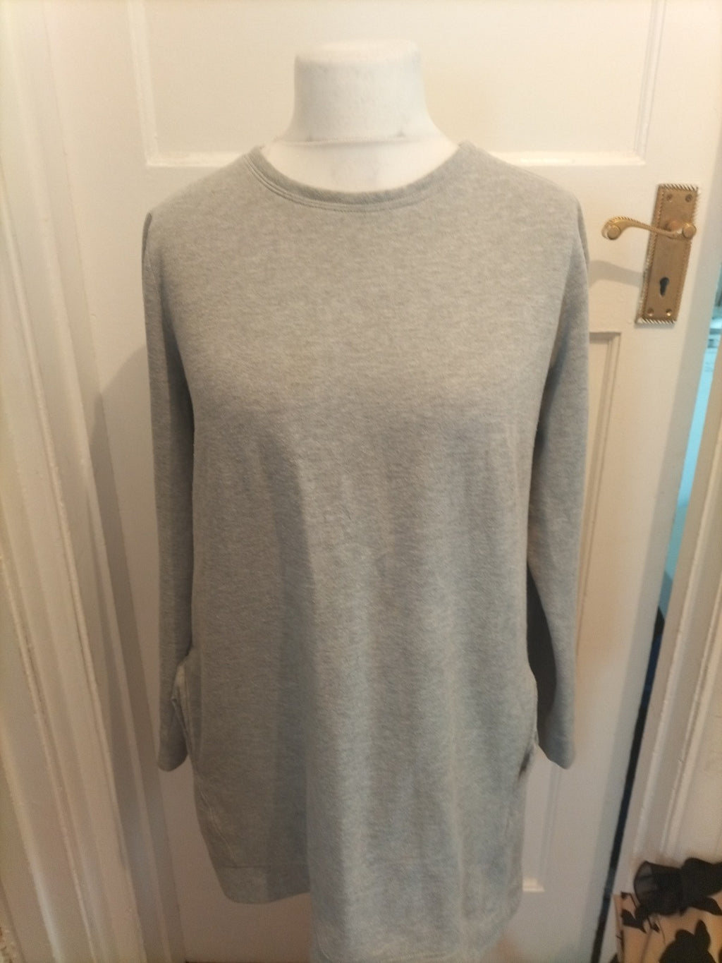 Ladies New Look Size 14 Grey Jumper Dress