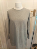 Ladies New Look Size 14 Grey Jumper Dress