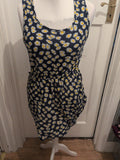 Internationale 12 Blue Daisy Sleeveless Dress
