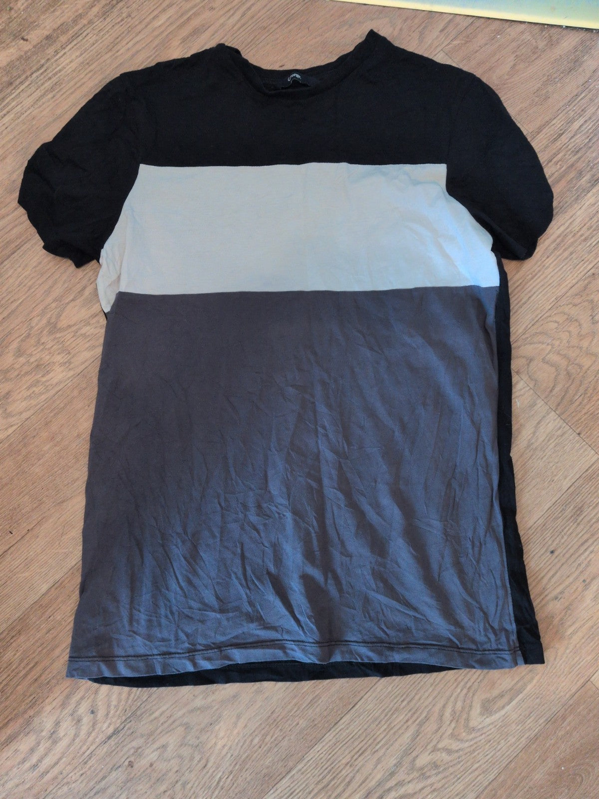 George 14-15 Years Grey White And Black Short Sleeve T-shirt