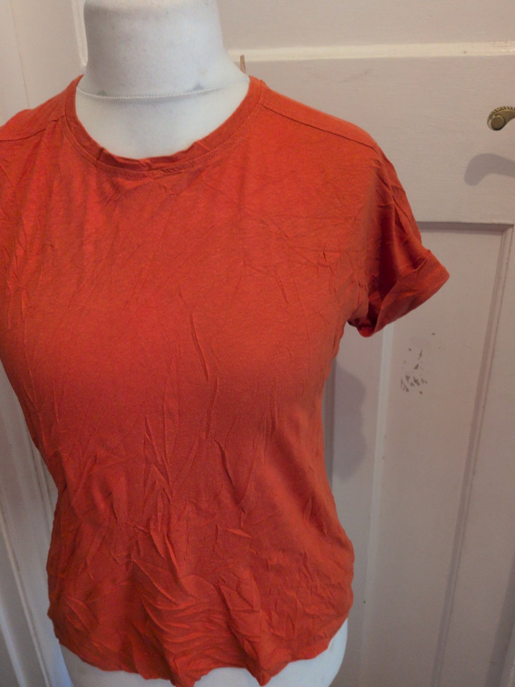 M&S Collection 10 Orange Short Sleeve T-shirt
