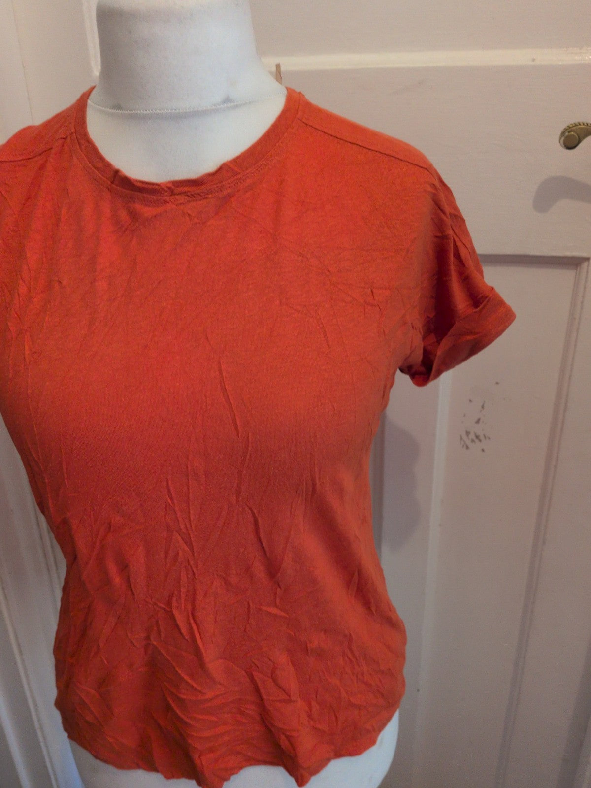 M&S Collection 10 Orange Short Sleeve T-shirt
