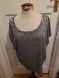 Ladies Souluxe Size XL Grey Fleck Short Sleeved Tshirt(Marks On Front)