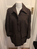 Ladies Selective Size Large Brown Lined Padded Blazer