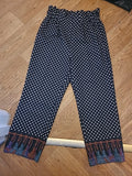 Ladies GDG Actuel Size Euro 36 Polkadot Elasticated Trousers