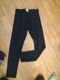 Girls Zara Age 11-12 Years Black Leggings