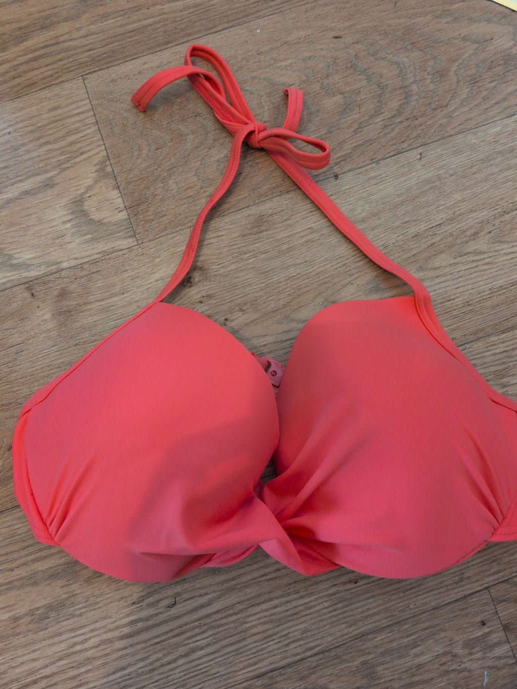 Matalan Holiday Shop 36D Peach Padded Bikini Bra Brand New