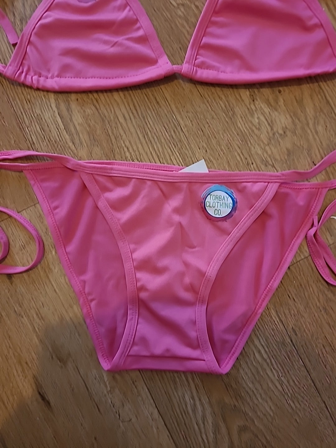 Brand New TorbayClothingCo Size Medium Pink Bikini Set