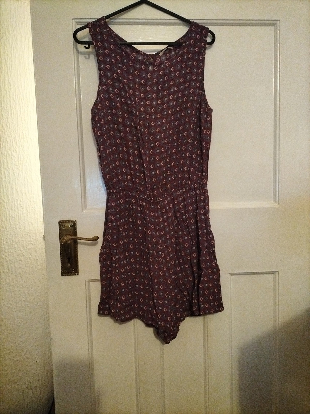 Ladies Soulcal&Co Size Small Burgundy Playsuit