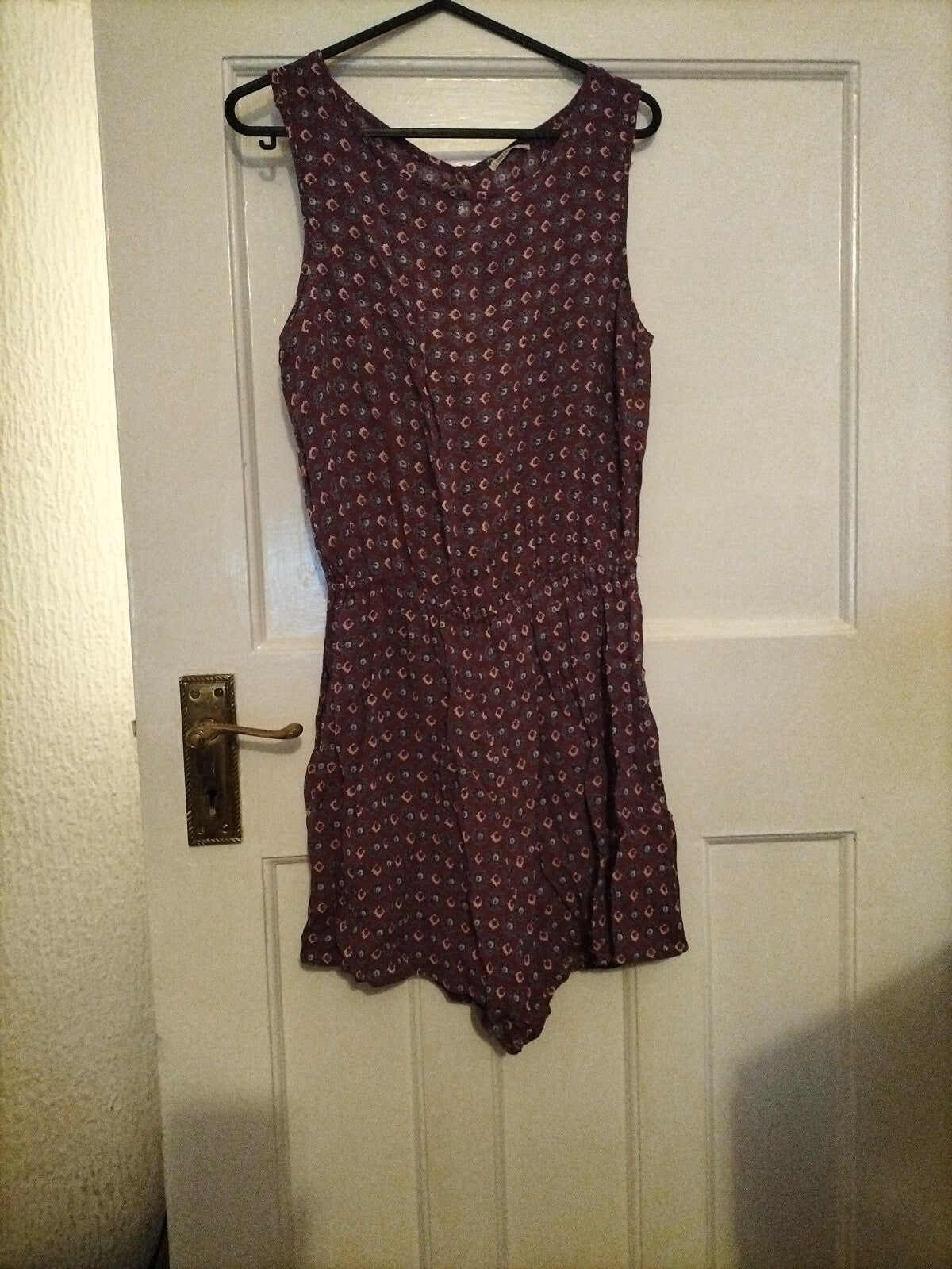 Ladies Soulcal&Co Size Small Burgundy Playsuit