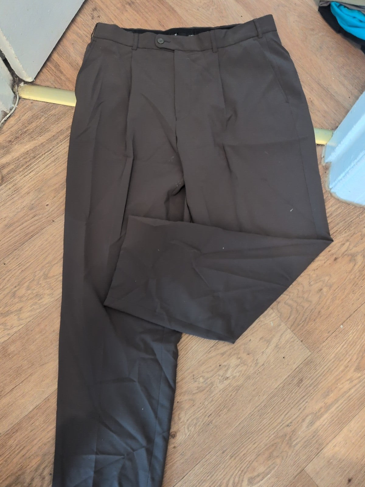 Ciro Citterio 36s Khaki Brown Smart Trousers