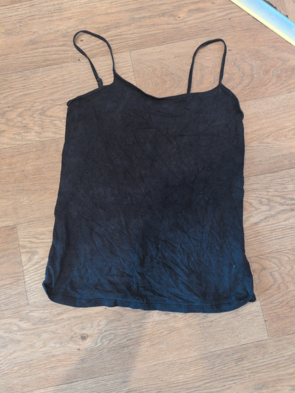 Primark Small 10-12 Black Stretch Cami
