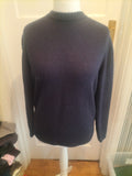 Mens Zara Size Small Navy Pullover Jumper