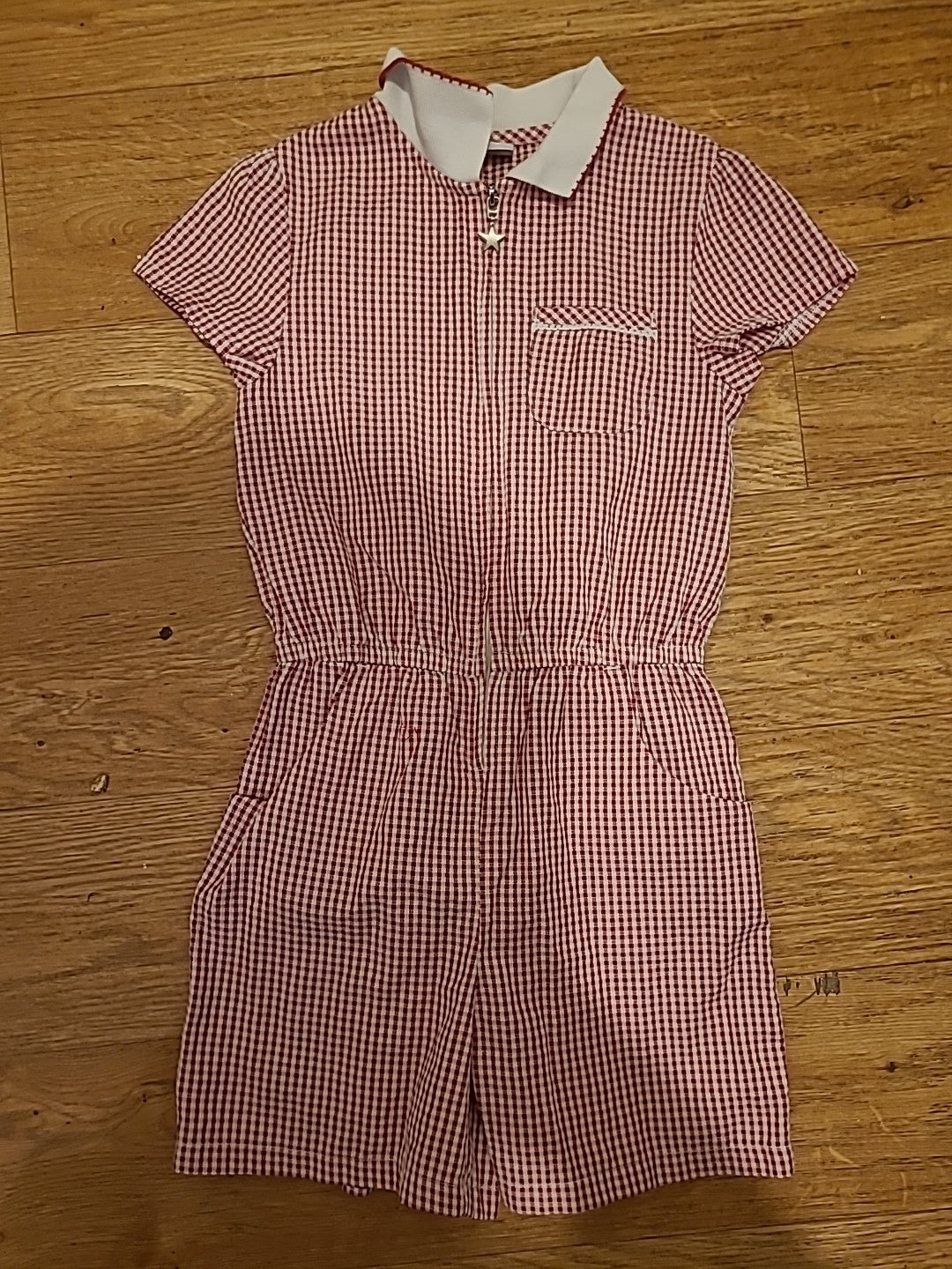 Girls Tu Age 7 Years Red Check Uniform
