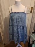 Ladies Denim&Co Size 16 Elasticated Sleeveless Dress