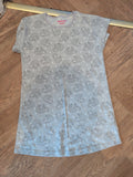 Matalan 12 Years Grey Print Pyjama Top Bobbling