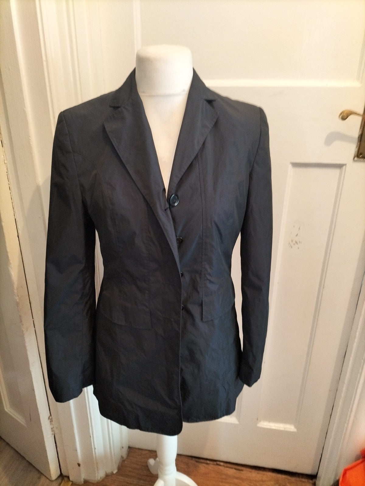 S.Milton 40 Black Buttoned Jacket